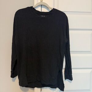 Abercrombie & Fitch Soft A&F Collection Black Long Sleeve Tee | Size M